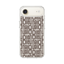 スリムプロテクションケース［ LANVIN en Bleu - Logo Pattern - Black ］