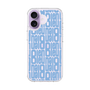 スリムプロテクションケース［ LANVIN en Bleu - Logo Pattern - Blue ］