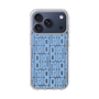 スリムプロテクションケース［ LANVIN en Bleu - Logo Pattern - Blue ］