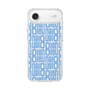 スリムプロテクションケース［ LANVIN en Bleu - Logo Pattern - Blue ］