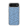 スリムプロテクションケース［ LANVIN en Bleu - Logo Pattern - Blue ］