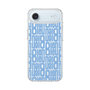 スリムプロテクションケース［ LANVIN en Bleu - Logo Pattern - Blue ］