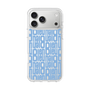 スリムプロテクションケース［ LANVIN en Bleu - Logo Pattern - Blue ］