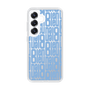 スリムプロテクションケース［ LANVIN en Bleu - Logo Pattern - Blue ］