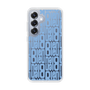スリムプロテクションケース［ LANVIN en Bleu - Logo Pattern - Blue ］