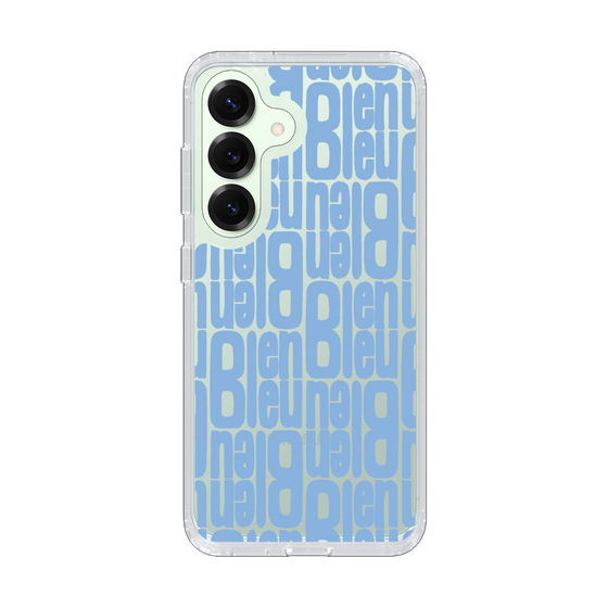 スリムプロテクションケース［ LANVIN en Bleu - Logo Pattern - Blue ］