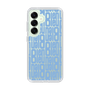 スリムプロテクションケース［ LANVIN en Bleu - Logo Pattern - Blue ］