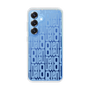 スリムプロテクションケース［ LANVIN en Bleu - Logo Pattern - Blue ］