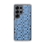 スリムプロテクションケース［ LANVIN en Bleu - Logo Pattern - Blue ］