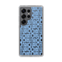 スリムプロテクションケース［ LANVIN en Bleu - Logo Pattern - Blue ］