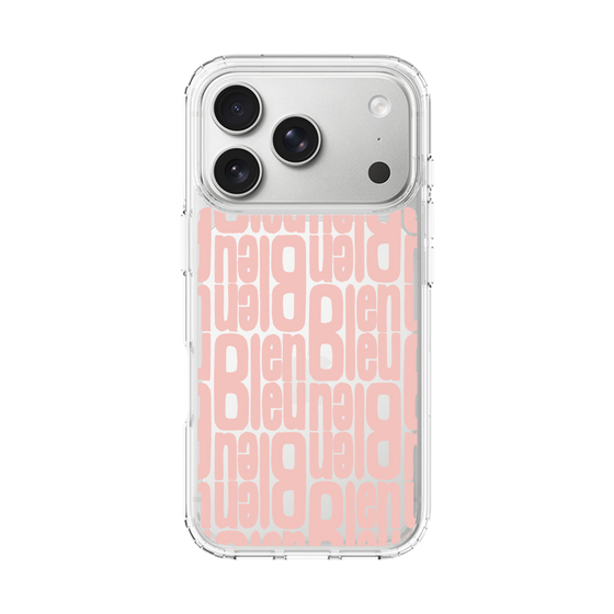 スリムプロテクションケース［ LANVIN en Bleu - Logo Pattern - Pink ］