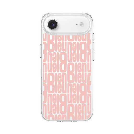 スリムプロテクションケース［ LANVIN en Bleu - Logo Pattern - Pink ］