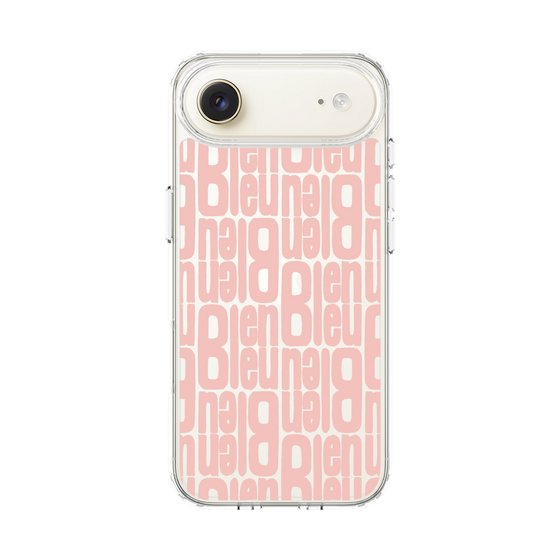 スリムプロテクションケース［ LANVIN en Bleu - Logo Pattern - Pink ］
