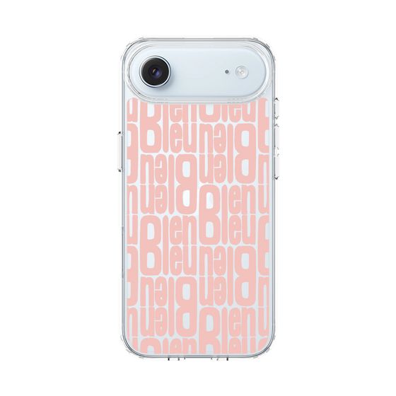 スリムプロテクションケース［ LANVIN en Bleu - Logo Pattern - Pink ］