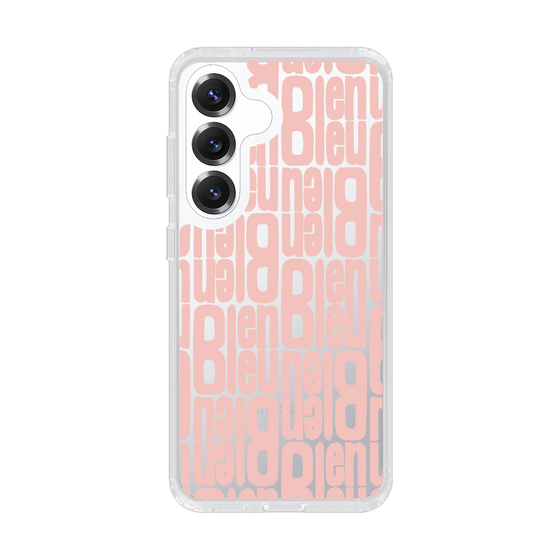 スリムプロテクションケース［ LANVIN en Bleu - Logo Pattern - Pink ］