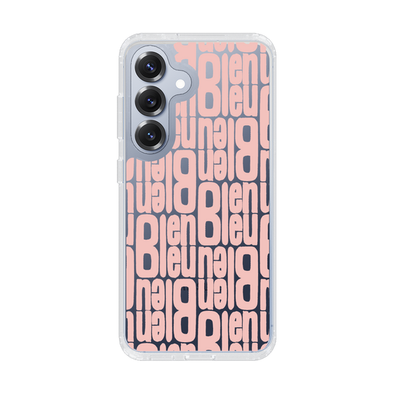 スリムプロテクションケース［ LANVIN en Bleu - Logo Pattern - Pink ］