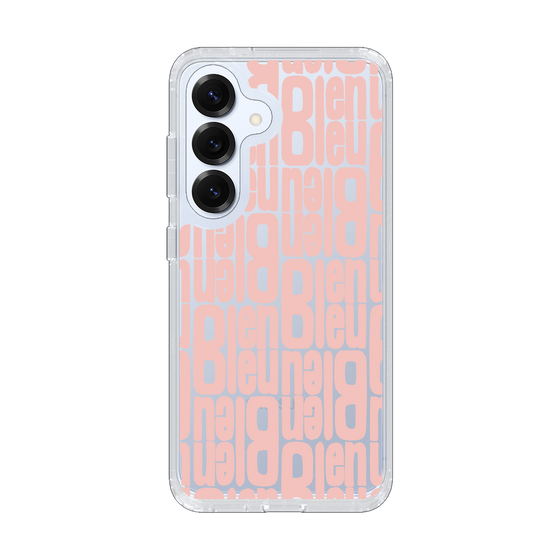 スリムプロテクションケース［ LANVIN en Bleu - Logo Pattern - Pink ］