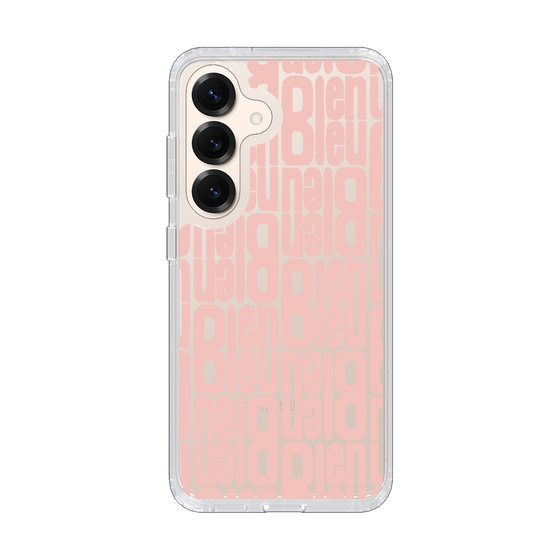 スリムプロテクションケース［ LANVIN en Bleu - Logo Pattern - Pink ］