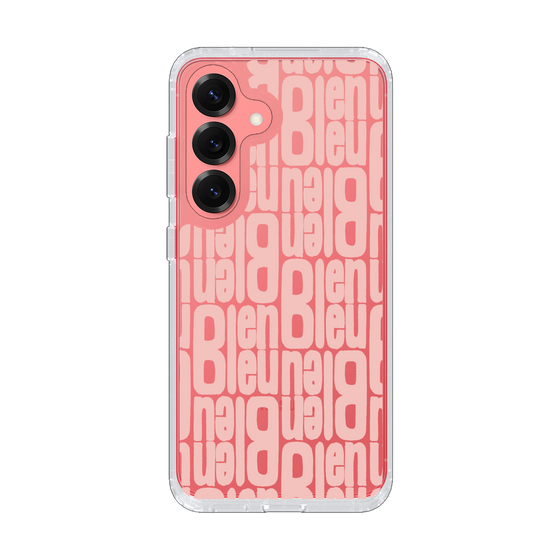 スリムプロテクションケース［ LANVIN en Bleu - Logo Pattern - Pink ］