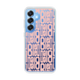 スリムプロテクションケース［ LANVIN en Bleu - Logo Pattern - Pink ］