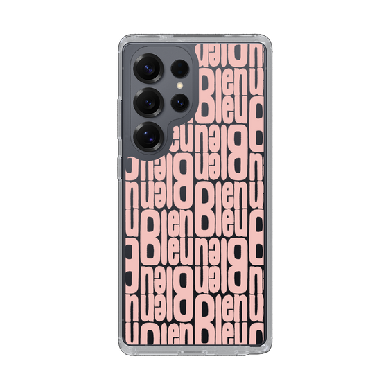 スリムプロテクションケース［ LANVIN en Bleu - Logo Pattern - Pink ］