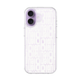 スリムプロテクションケース［ LANVIN en Bleu - Logo Pattern - White ］