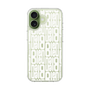 スリムプロテクションケース［ LANVIN en Bleu - Logo Pattern - White ］