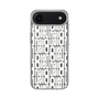 スリムプロテクションケース［ LANVIN en Bleu - Logo Pattern - White ］