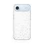 スリムプロテクションケース［ LANVIN en Bleu - Logo Pattern - White ］
