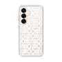 スリムプロテクションケース［ LANVIN en Bleu - Logo Pattern - White ］