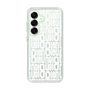 スリムプロテクションケース［ LANVIN en Bleu - Logo Pattern - White ］