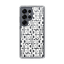 スリムプロテクションケース［ LANVIN en Bleu - Logo Pattern - White ］