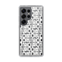 スリムプロテクションケース［ LANVIN en Bleu - Logo Pattern - White ］
