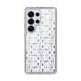 スリムプロテクションケース［ LANVIN en Bleu - Logo Pattern - White ］
