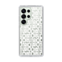 スリムプロテクションケース［ LANVIN en Bleu - Logo Pattern - White ］