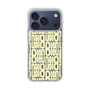 スリムプロテクションケース［ LANVIN en Bleu - Logo Pattern - Yellow ］