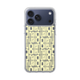 スリムプロテクションケース［ LANVIN en Bleu - Logo Pattern - Yellow ］