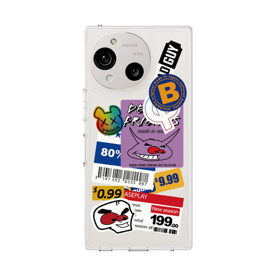 スリムプロテクションケース［ Demon Friends Sticker .1 ］