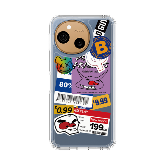 スリムプロテクションケース［ Demon Friends Sticker .1 ］