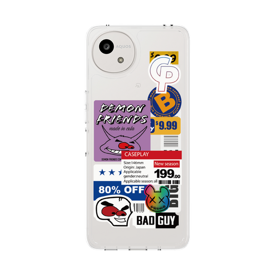 スリムプロテクションケース［ Demon Friends Sticker .3 ］