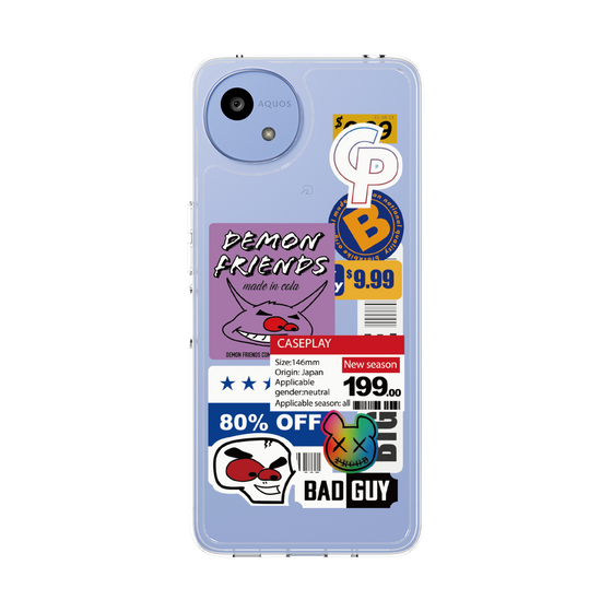 スリムプロテクションケース［ Demon Friends Sticker .3 ］