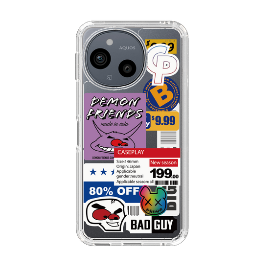 スリムプロテクションケース［ Demon Friends Sticker .3 ］