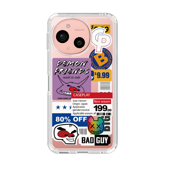 スリムプロテクションケース［ Demon Friends Sticker .3 ］