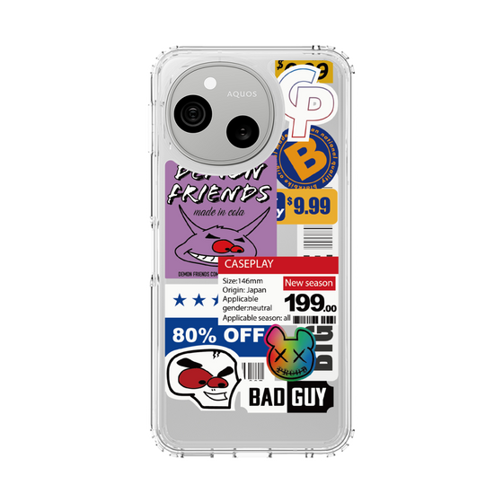 スリムプロテクションケース［ Demon Friends Sticker .3 ］