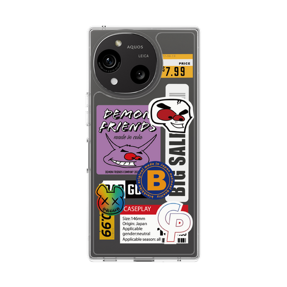 スリムプロテクションケース［ Demon Friends Sticker .4 ］