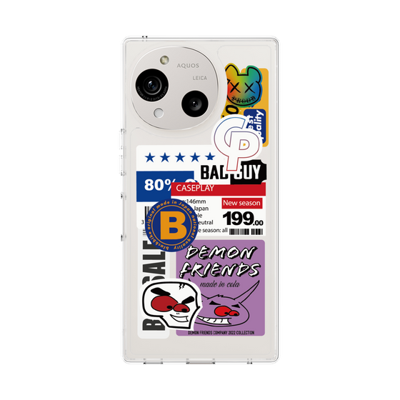 スリムプロテクションケース［ Demon Friends Sticker .5 ］