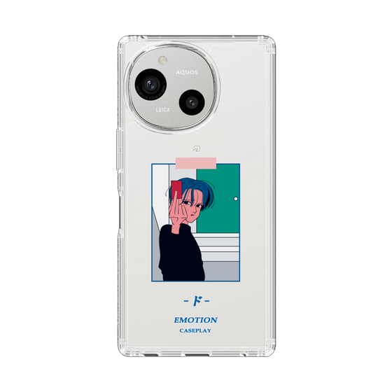 スリムプロテクションケース［ 喜怒アイ楽 -怒- ］