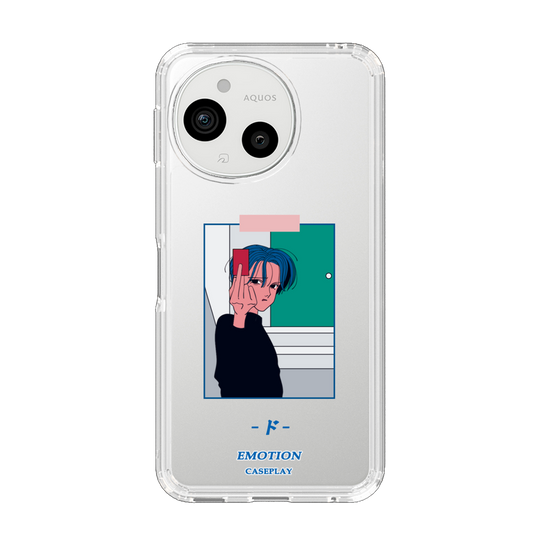 スリムプロテクションケース［ 喜怒アイ楽 -怒- ］