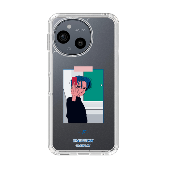 スリムプロテクションケース［ 喜怒アイ楽 -怒- ］