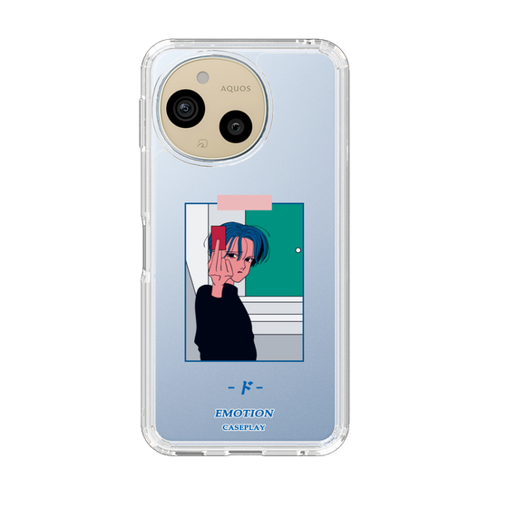 スリムプロテクションケース［ 喜怒アイ楽 -怒- ］